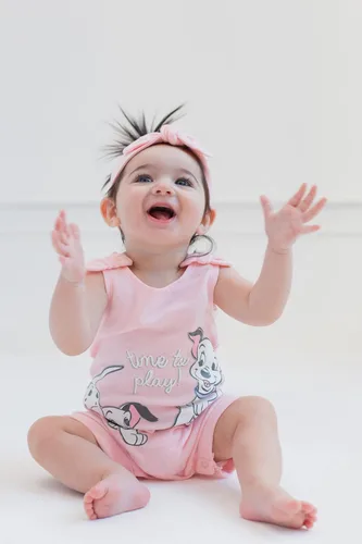 Vista 2 de Conjunto de mameluco y diadema Disney para recién nacidos a niños pequeños (0 - 5)