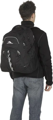Vista 5 de Mochila para laptop High Sierra Access 2.0, Negro