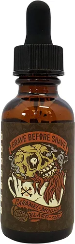 Vista 5 de Grave Before Shave™ Aceite para barba (aroma a ron de bahía) 4 onzas. Botella