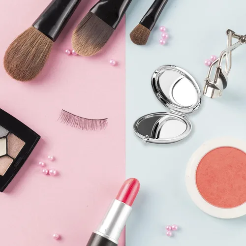 Vista 3 de Zuo Bao Regalo de primera comunión para niñas, espejo de maquillaje para primera comunión, regalo de bautismo (primera comunión)