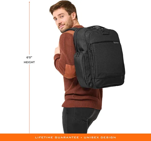 Vista 18 de Briggs & Riley Mochila Traveler, color negro, Negro