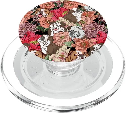 Vista 9 de Because English Bulldog PopSockets by Huebucket - PopSockets Grip and Stand for Phones and Tablets