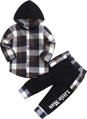 Vista 58 de Conjunto de ropa para bebés y niños pequeños, camisa con capucha y pantalones deportivos para otoño e invierno