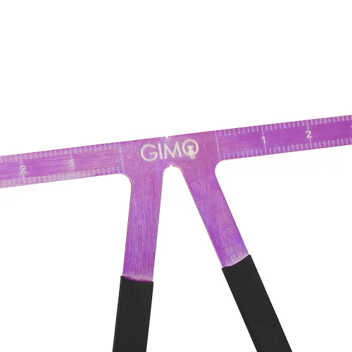 Vista 5 de Sonew Regla de cejas Maquillaje Pinza simétrica Posicionamiento de tres puntos Shaper Herramienta de medida reutilizable ()