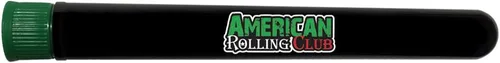 Vista 3 de Puntas perforadas RAW con engomado, paquete de 6 con tubo American Rolling Club