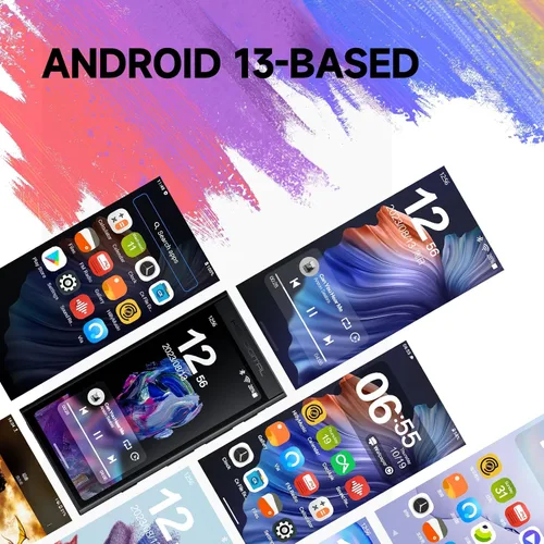 Vista 3 de HiBy Reproductor de MP3 digital M300 Android con Bluetooth y reproductor de transmisión WiFi Android 13 Snapdragon 665 HiFi Audio (PCM/DSD) Radio FM