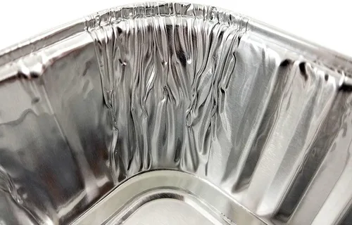 Vista 4 de PACTOGO Mini molde para pan de papel de aluminio de 1 libra con tapa transparente de cúpula alta, recipientes desechables (paquete de 25 juegos)