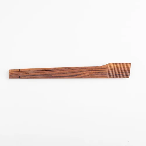 Vista 6 de Pinzas para ensalada de primavera súper delgadas: servidor de mano de ensalada de madera de teca de 0.1 x 0.1 x 12 pulgadas de utensilios de cocina