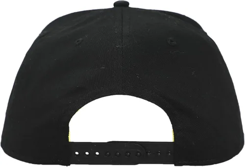 Vista 4 de Bioworld Batman Logo Gorra Snapback Negro y Gris para Niños, Negro, L