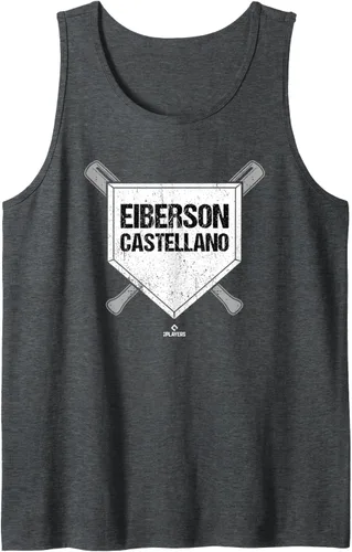 Vista 3 de Homeplate Gameday Eiberson Castellano Prospect Baseball Fan Tank Top