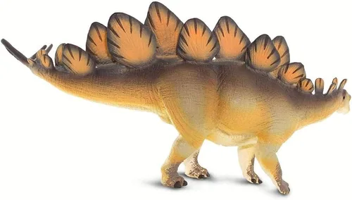 Vista 3 de Safari Ltd. Stegosaurus - Figura icónica modelo de dinosaurio de 8.5 pulgadas, juguete divertido y educativo para niños, niñas y niños a partir de 3
