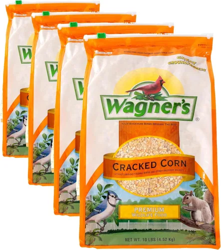 Vista 9 de Wagner's 18542 Cracked Corn - Alimento para aves silvestres, bolsa de 10 libras