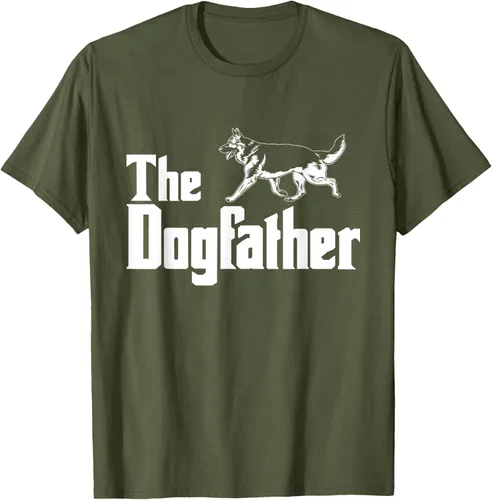 Vista 36 de The Dogfather Pastor Alemán - Camiseta de regalo divertida, Negro, S