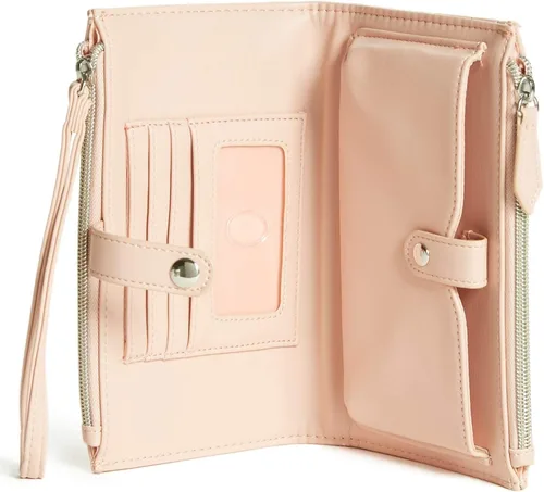 Vista 3 de GUESS Factory Blaire - Organizador con cremallera doble