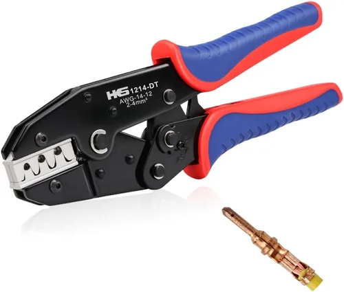 Vista 15 de HKS - Herramienta de compresión para terminales Delphi APTIV de AWG 28-18 (0.1-1mm²), Metri-Pack 150/280/630, APEX 2.8 y AMP Superseal 1.5 - SN-11BO