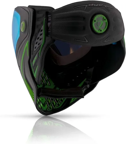 Vista 3 de Dye i5 Gafas de paintball – Lente térmica antivaho – Correa GSR Pro, orejas formadas por compresión – Protección facial profesional
