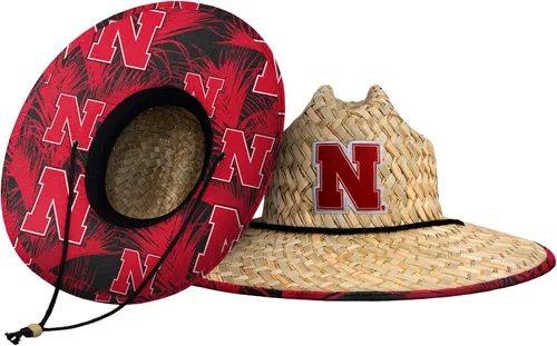 Vista 126 de FOCO - Sombrero de paja con logotipo de equipo universitario de NCAA y estampado floral para hombre