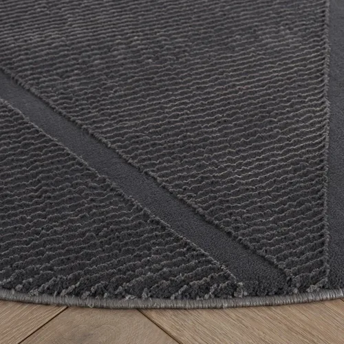 Vista 3 de SAFAVIEH Revive Collection - Alfombra redonda, 6 pies 7 pulgadas, diseño de enrejado, no desprende pelusa y de fácil cuidado, ideal para zonas