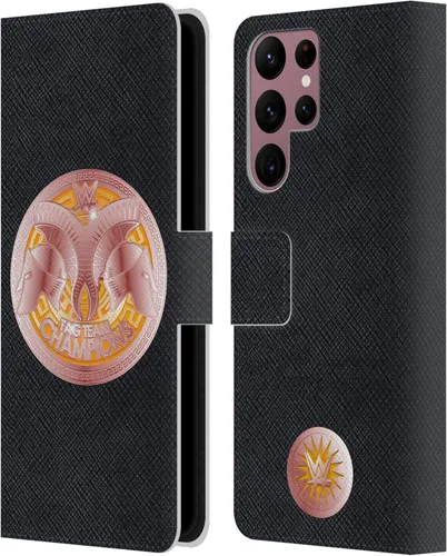 Vista 68 de Head Case Designs Officially Licensed WWE Cruiserweight Champion Title Belts Leather Wallet Case Compatible with Samsung Galaxy A07 4G Campeón