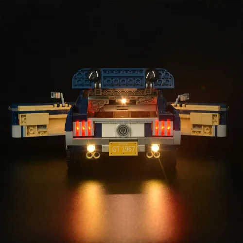 Vista 5 de Kyglaring Kit de luces LED compatible con Lego 10265 - Juego de luces para (Creator Ford Mustang) modelo de bloques de construcción