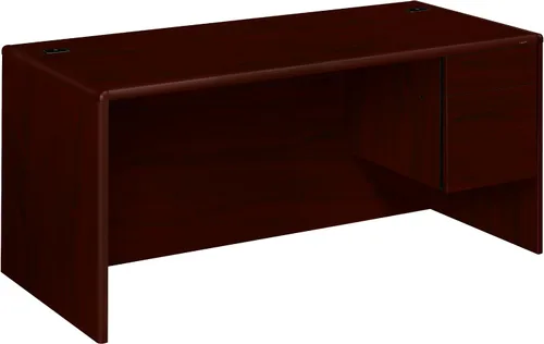 Vista 7 de HON Pedestal Credenza, derecha, 72 x 24 x 29-1/2 pulgadas, caoba