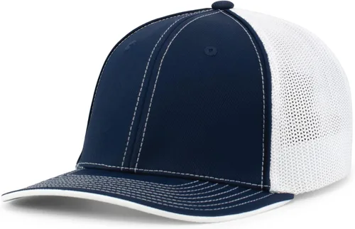 Vista 18 de Pacific Headwear Gorra unisex Pacific Headwear Trucker Flexfit® para adultos Grafito/Negro/Negro
