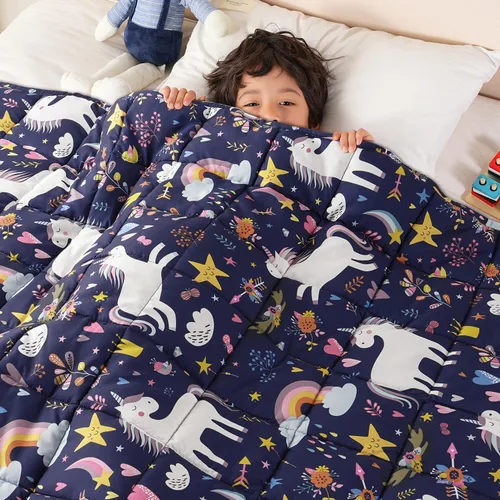 Vista 10 de Sivio Manta ponderada para dormir, 2 libras, 19 x 21 pulgadas, dinosaurio