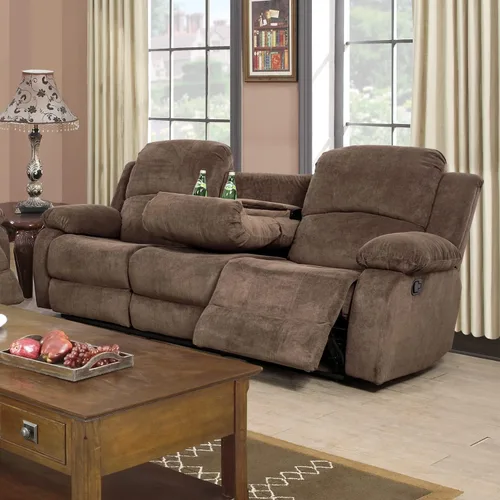 Vista 27 de Juego de muebles de cuero sintético para sala de estar, juego de sofá reclinable, sofá de dos plazas, juegos de muebles para sala de estar, sofá