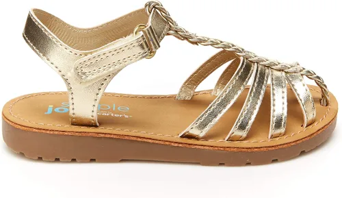 Vista 2 de Simple Joys by Carters Sandalias de gladiador Freya para niñas y niños pequeños