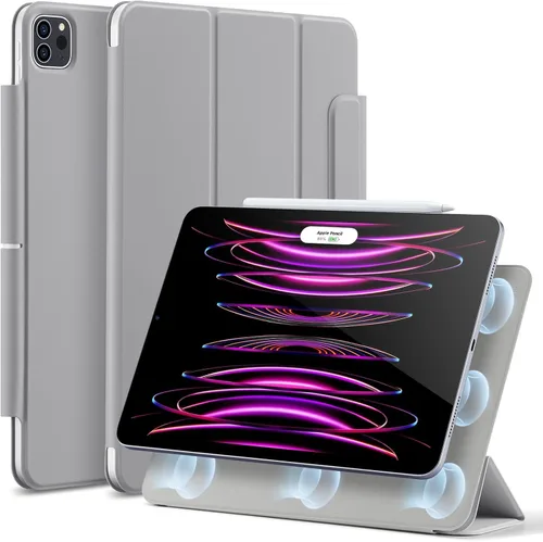 Vista 20 de ESR Funda para iPad Pro de 11 pulgadas, iPad Pro 11 Funda Folio (2022/2021/2020, 4ª/3ª/2ª generación), conexión magnética conveniente, soporte de 2