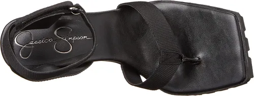 Vista 5 de Jessica Simpson Kielne - Sandalias de tacón de bloque mixto para mujer