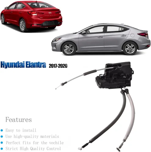 Vista 2 de Actuador de cerradura de puerta delantera izquierda compatible con Hyundai Elantra Sedan 2017-2020 Reemplazar la cerradura de la puerta del lado