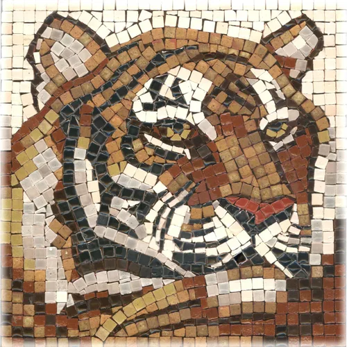 Vista 5 de Juego de mosaico colorido para niños y adultos, divertido y simple kit de mosaico 5.9 pulgadas 5.9 in abeja