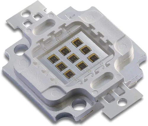 Vista 11 de 1 unids 10W chip LED de alta potencia azul súper brillante SMD COB componentes emisor COB componentes diodo reemplazo bombilla lámpara perlas