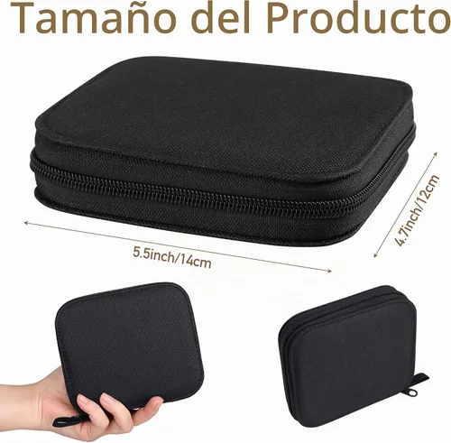Vista 9 de Kit de costura Marcoon para adultos, kit portátil de reparación de agujas e