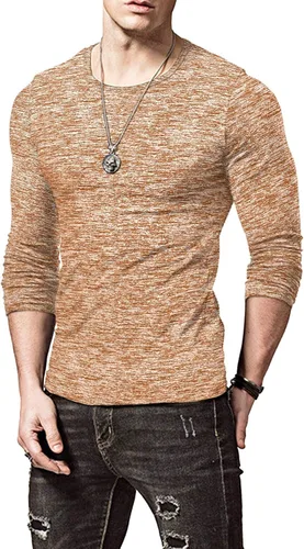 Vista 4 de KUYIGO Camisetas deportivas para hombre, camisetas deportivas para correr, gimnasio, entrenamiento, secado rápido, cuello redondo, camisetas