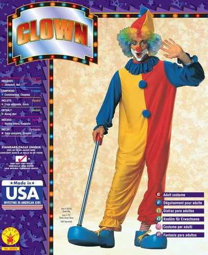Vista 2 de Rubie's Disfraz clásico de payaso para hombre