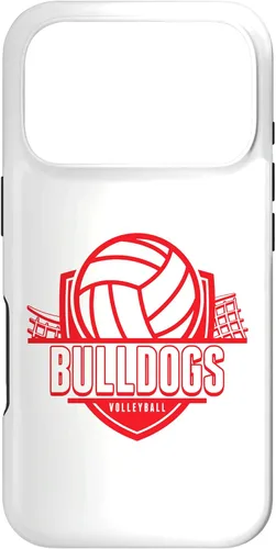 Vista 29 de Bulldogs Volleyball Back to School Spirit R Case for iPhone XR