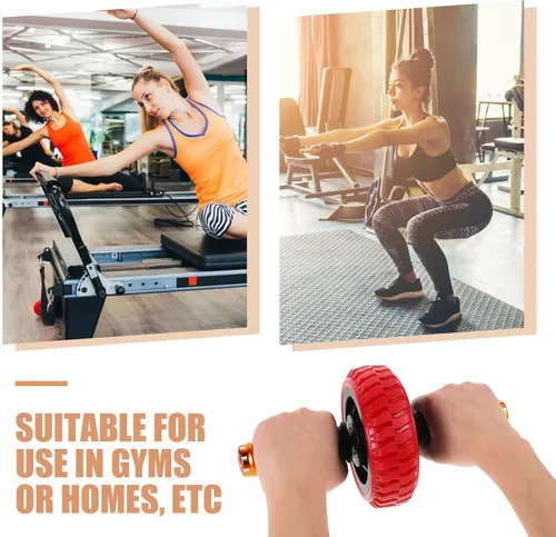 Vista 8 de Multi-functional Ab Roller Wheel with Enhanced Resistance Core Strengthening Fitness Abdominal Exercise Trainer for Home and Office Small Workout