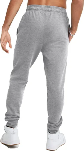 Vista 2 de Champion - Pantalones deportivos cómodos Powerblend para hombre, de vellón (regular o grande y alto)