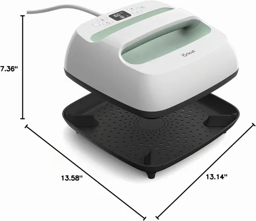 Vista 8 de Cricut - Plancha EasyPress 2 Mint Traslados para camisas, bolsos, ropa de bebé y decoración, diseño fácil de usar