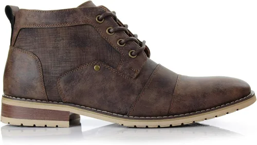Vista 2 de Ferro Aldo Blaine MFA806035 - Botas casuales con cordones y cremallera para hombre