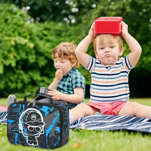 Vista 8 de Mochila escolar para niños con fiambrera para niñas, bolsa de libros, mochila escolar preescolar, jardín de infantes, mochila para niños pequeños