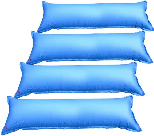 Vista 6 de Robelle Deluxe Almohada de aire ecualizadora de hielo, Paquete de 4, Azul