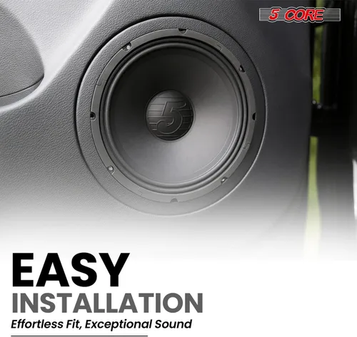 Vista 9 de 5 CORE Altavoz de 12 pulgadas de audio para coche 200W Componente de repuesto Controlador 4Ohm 30 Oz Imán 2 "Sistema de altavoces de bobina de voz