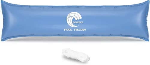 Vista 9 de BEWAVE Almohada de piscina, almohada de aire de invierno para cubiertas de piscina de invierno sobre el suelo, 4 x 4 pies