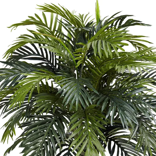 Vista 2 de Nearly Natural Areca con maceta decorativa planta de seda
