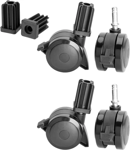 Vista 12 de 3" Locking Caster Wheels for Ninja XSKUNSTAND Outdoor Stand, 4 Pack Direct Replacement Wheel with Brake for Ninja Woodfire Grill Stand & Pizza