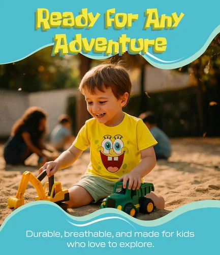 Vista 8 de Camiseta gráfica de Bob Esponja (Conjuntos) Patrick Star Calamardo Plancton Gary Atuendo Camiseta Niños pequeños/Cumpleaños a Ropa de niños