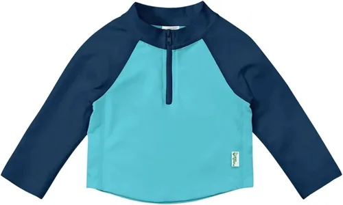 Vista 12 de Camiseta de protección con cremallera ecológica UPF 50+ Pez azul